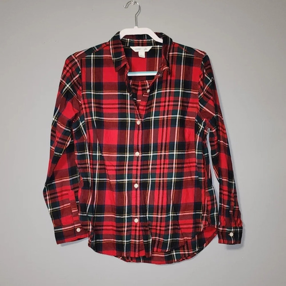Old Navy Tops - Old Navy Plaid Button Up, Ladies Large